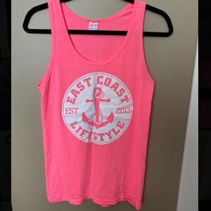 Pink East Coast Lifestyle tank